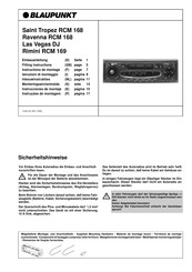 Blaupunkt Saint Tropez RCM 168 Instructions De Montage