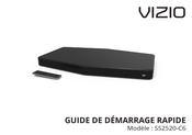 Vizio SS2520-C6 Guide De Démarrage Rapide