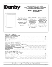 Danby DUF408WE Guide D'utilisation Et Soins De Propriètaire