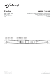 powersoft T602 Mode D'emploi