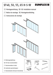 SUNFLEX SF 55 S Notice De Montage