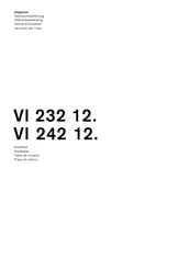 Gaggenau VI 232 12 Série Notice D'utilisation