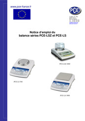 PCE Instruments PCE-LS 3000 Notice D'emploi