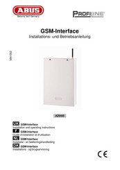 Abus Profiline GSM-Interface Guide D'installation Et D'utilisation