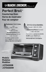 Black & Decker Perfect Broil CTO4300BUC Mode D'emploi