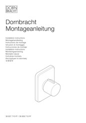 Dornbracht 36 607 710-FF Instructions De Montage