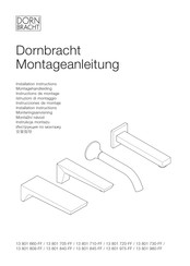 Dornbracht 13 801 840-FF Instructions De Montage