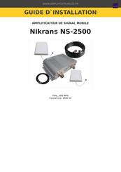 Nikrans NS-2500 Guide D'installation