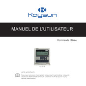 Kaysun KC-01 S Manuel De L'utilisateur