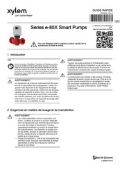 Xylem Bell & Gossett e-80X Serie Guide Rapide