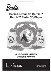 LEXIBOOK BARBIE RCD160BB Guide D'utilisation