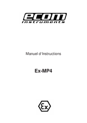 Ecom Instruments Ex-MP4 Manuel D'instructions