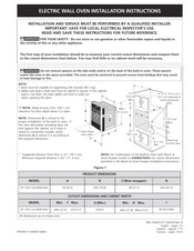Electrolux E30EW75ESS3 Instructions D'installation