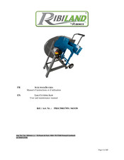 Ribimex Ribiland PRSC500/170N Manuel D'instructions Et D'utilisation