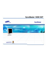 Samsung SyncMaster 192B Guide De L'utilisateur