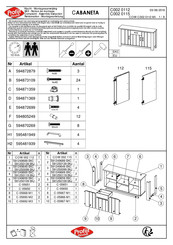 Profijt Meubel C002 0115 Notice De Montage