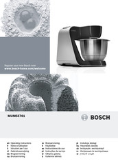 Bosch MUM55761 Notice D'utilisation