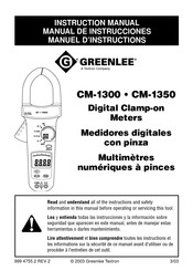Textron CM-1350 Manuel D'instructions