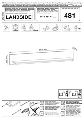 Trends LANDSIDE 2118-481-F4 Instructions De Montage