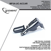 Gembird MP3A-UC-ACCAR Manuel