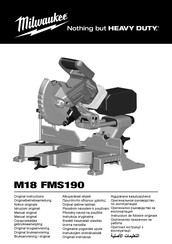 Milwaukee M18 FMS190 Notice Originale