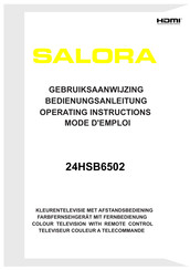 Salora 24HSB6502 Mode D'emploi