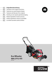 Güde Eco Wheeler 464.2 R LI-ES Traduction Du Mode D'emploi D'origine