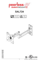 peerless-AV SMARTMOUNT LT SAL724 Mode D'emploi