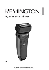 Remington F5 titanium Serie Mode D'emploi
