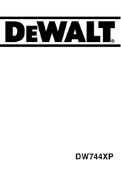 DeWalt DW744XP Mode D'emploi
