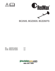 RedMax BCZ260TS Manuel D'utilisation