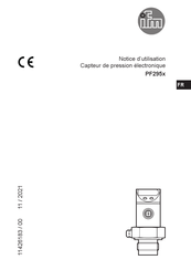 IFM PF295 Serie Notice D'utilisation