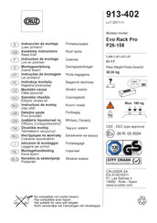 CRUZ Evo Rack Pro P26-158 Instructions De Montage