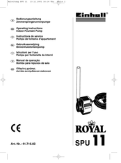 Einhell Royal 41.716.60 Instructions De Service