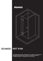 RIHO SCANDIC NXT X104 Manuel D'installation