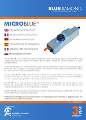 BlueDiamond MICROBLUE S30-401/3 Instructions D'installation