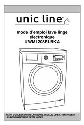 unic line UWM1208RLBKA Mode D'emploi