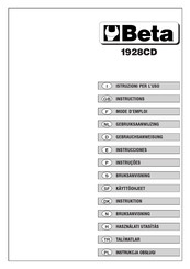 Beta 1928CD Mode D'emploi