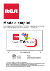 RCA RNSM4003-B Mode D'emploi