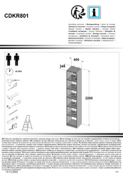 Forte CDKR801 Notice De Montage