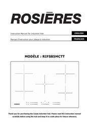 ROSIERES RIFS85MCTT Manuel D'instruction