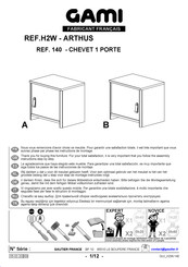 Gami ARTHUS H2W 140 Instructions De Montage