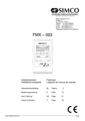 Simco FMX-003 Notice D'utilisation
