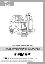 Fimap FSR7 PLUS Manuel D'utilisation Et D'entretien