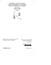 Kohler K-13142 Guide D'installation Et D'entretien