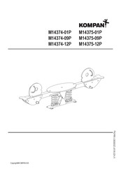 KOMPAN M14375-01P Instructions De Montage