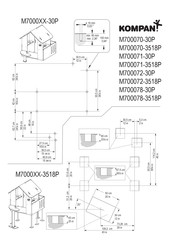 KOMPAN M700071-3518P Instructions De Montage