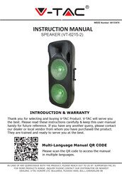 V-TAC VT-6215-2 Manuel D'instructions