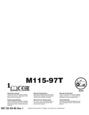 Husqvarna M115-97T Manuel D'instructions