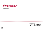 Pioneer VSX-935 Mode D'emploi